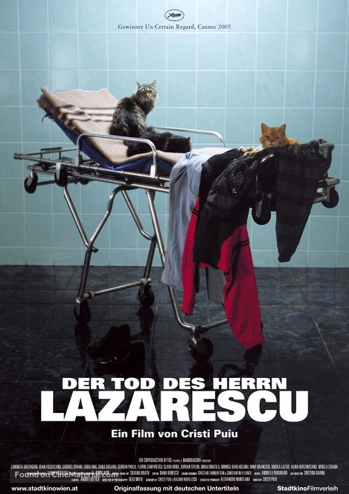 Moartea domnului Lazarescu - Austrian Movie Poster