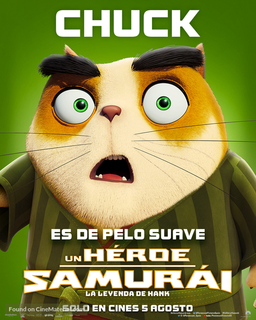 Paws of Fury: The Legend of Hank - Spanish Movie Poster