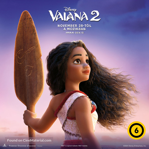 Moana 2 - Hungarian Movie Poster