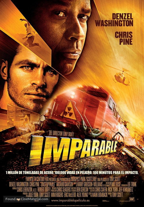 Unstoppable - Spanish Movie Poster