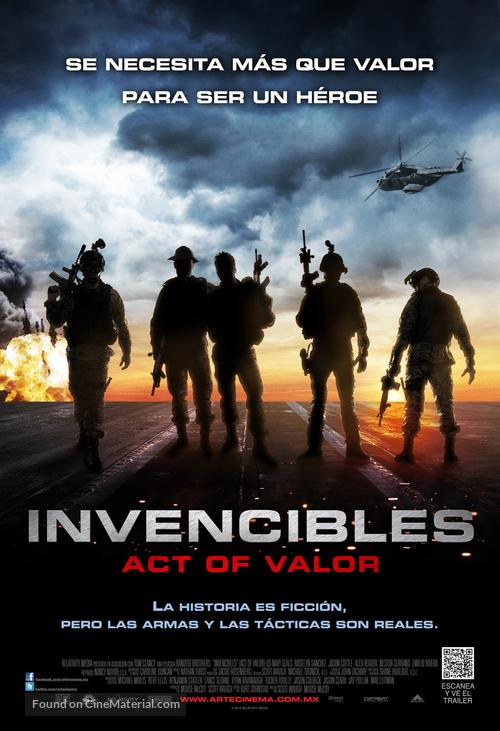 Act of Valor - Mexican Movie Poster