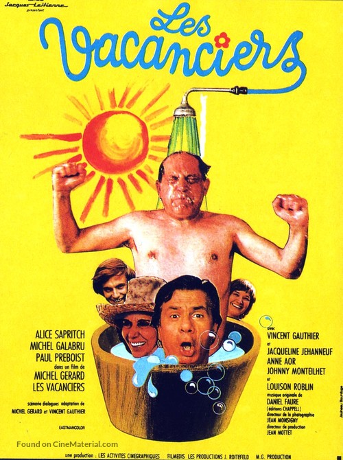 Les vacanciers - French Movie Poster