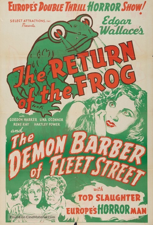 Return of the Frog - Combo movie poster