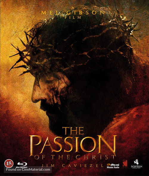 The Passion of the Christ - Danish Blu-Ray movie cover