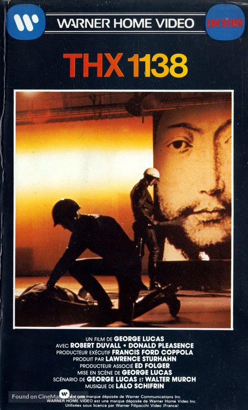 THX 1138 - French VHS movie cover