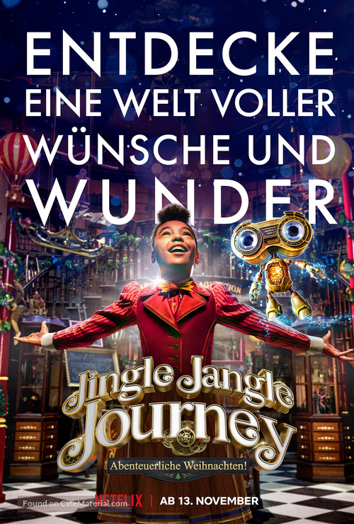 Jingle Jangle: A Christmas Journey - German Movie Poster