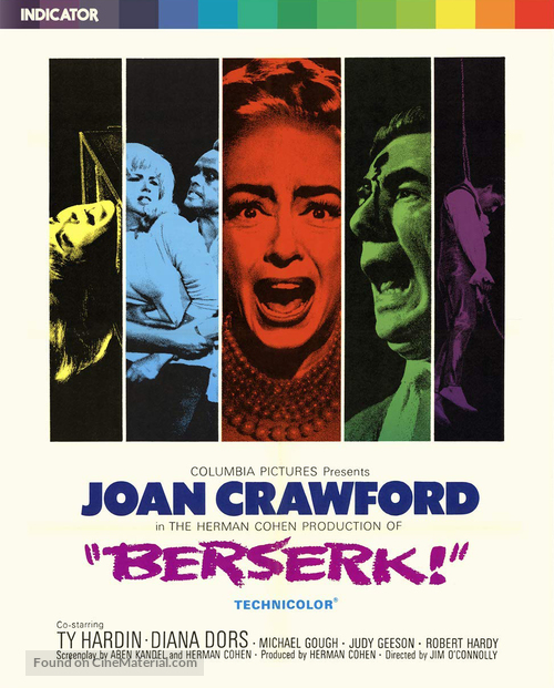 Berserk! - British Blu-Ray movie cover