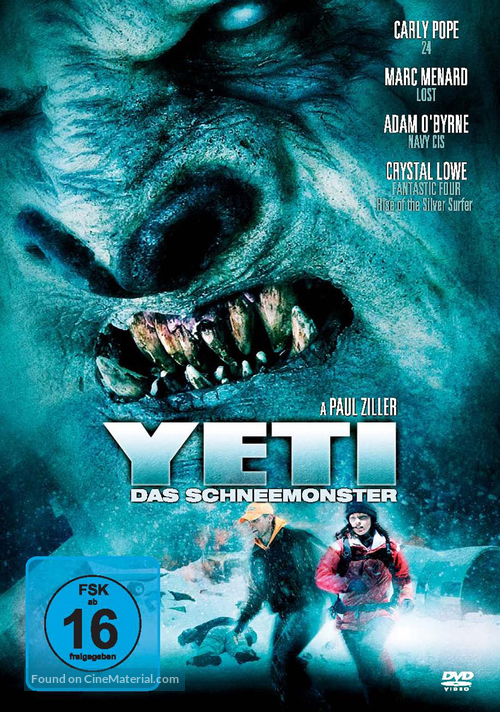 Yeti: Curse of the Snow Demon - German Movie Cover