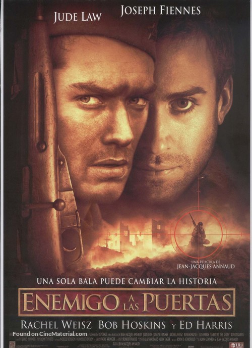 Enemy at the Gates - Spanish Movie Poster