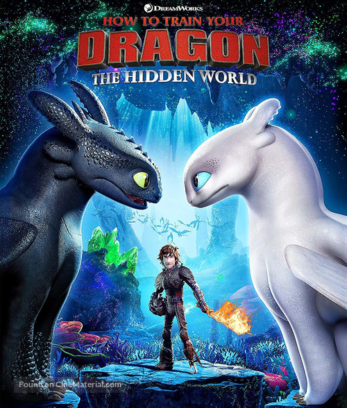 How to Train Your Dragon: The Hidden World - Blu-Ray movie cover