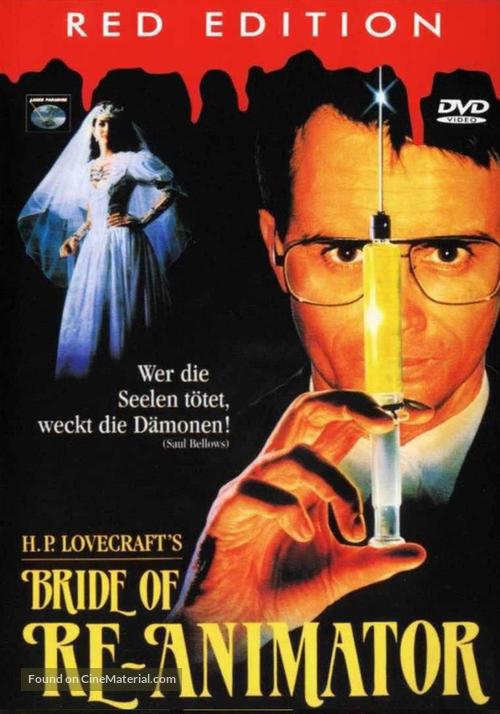 Bride of Re-Animator - German DVD movie cover