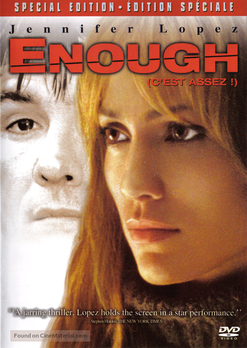 Enough - Canadian DVD movie cover