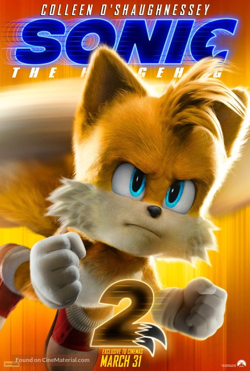 Sonic the Hedgehog 2 - Australian Movie Poster