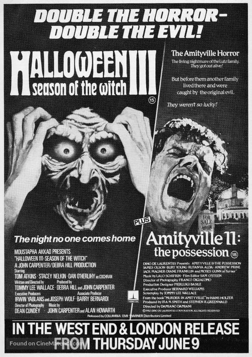 Halloween III: Season of the Witch - British poster