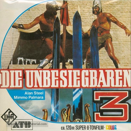 Gli invincibili tre - German Movie Cover