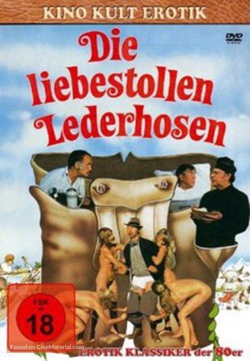 Die liebestollen Lederhosen - German DVD movie cover