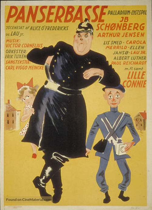 Panserbasse - Danish Movie Poster