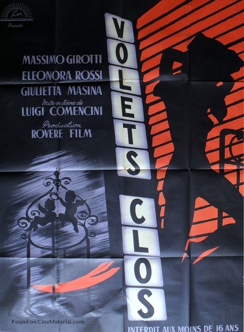 Persiane chiuse - French Movie Poster