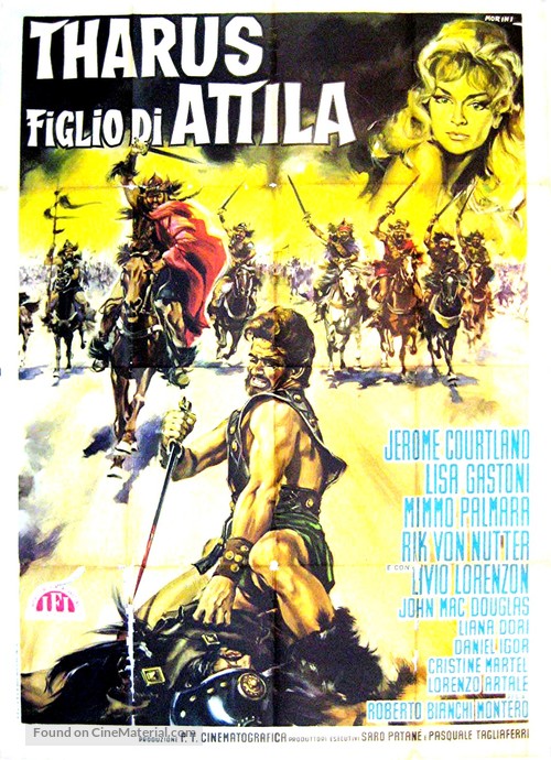 Tharus figlio di Attila - Italian Movie Poster