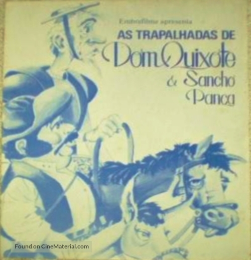 As Trapalhadas de Dom Quixote e Sancho Pan&ccedil;a - Brazilian Movie Cover