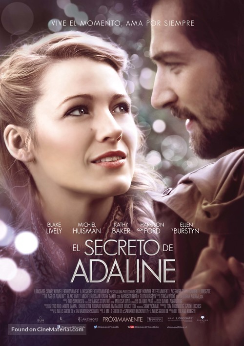 The Age of Adaline - Chilean Movie Poster