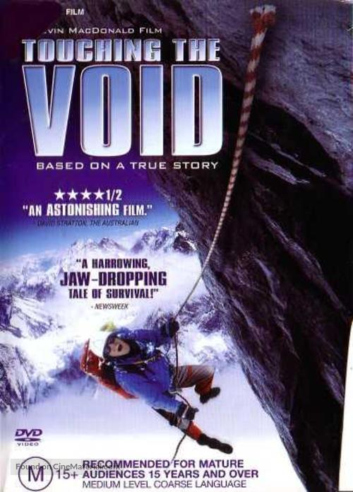 Touching the Void - Australian DVD movie cover