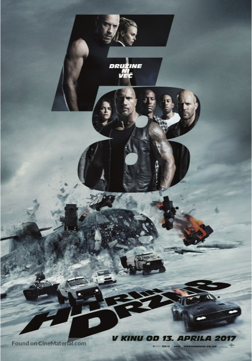 The Fate of the Furious - Slovenian Movie Poster