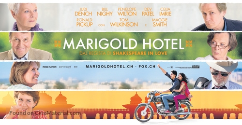 The Best Exotic Marigold Hotel - Swiss Movie Poster