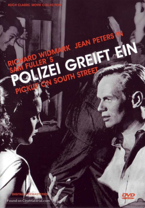 Pickup on South Street - German DVD movie cover