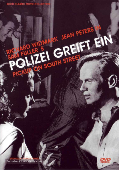 Pickup on South Street - German DVD movie cover