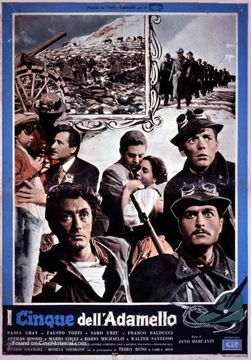 I cinque dell&#039;adamello - Italian poster