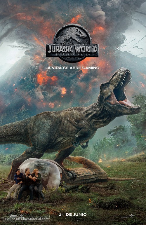 Jurassic World: Fallen Kingdom - Argentinian Movie Poster