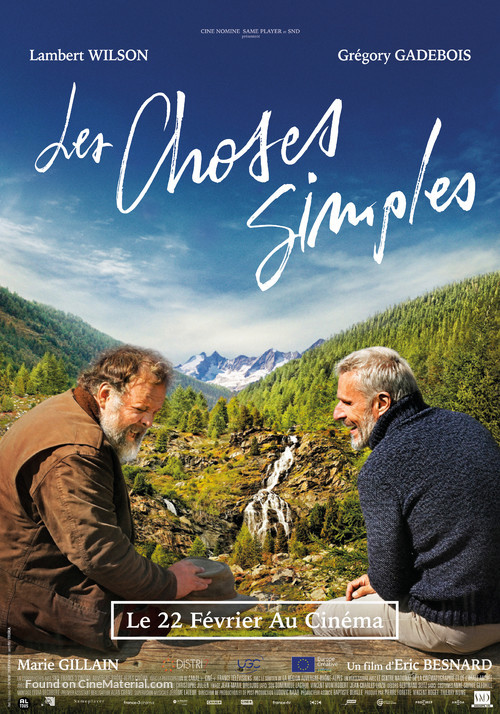 Les Choses Simples - Belgian Movie Poster