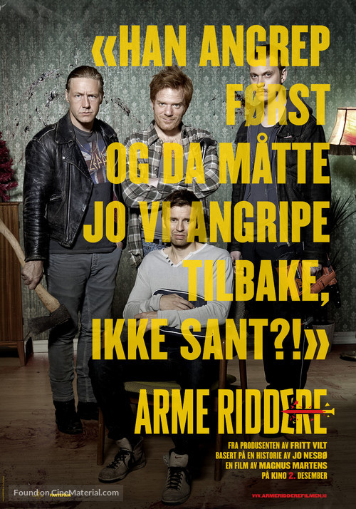 Arme Riddere - Norwegian Movie Poster