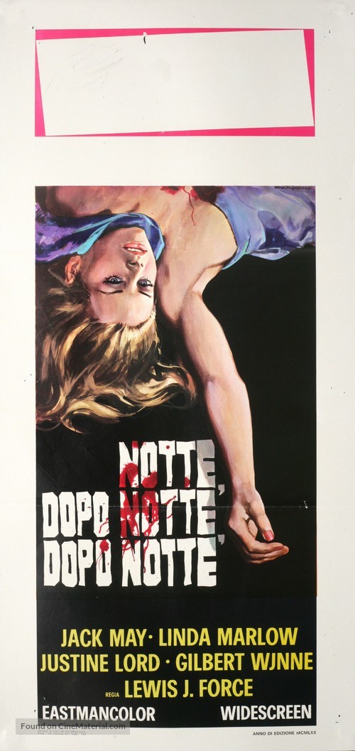 Night After Night After Night - Italian Movie Poster