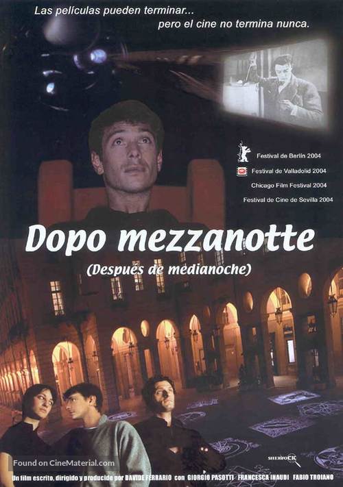 Dopo mezzanotte - Spanish Movie Poster