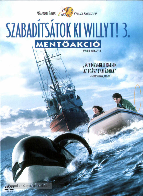 Free Willy 3: The Rescue - Hungarian Movie Cover