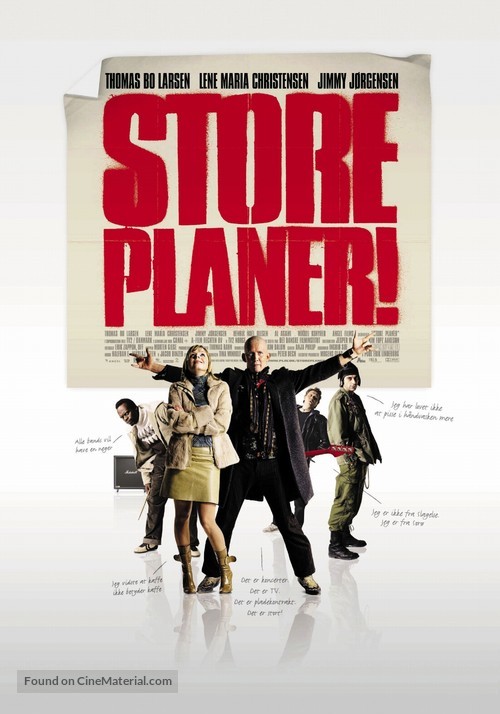 Store planer - Danish poster