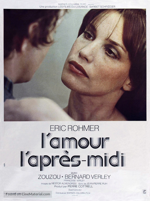L&#039;amour l&#039;apr&egrave;s-midi - French Movie Poster