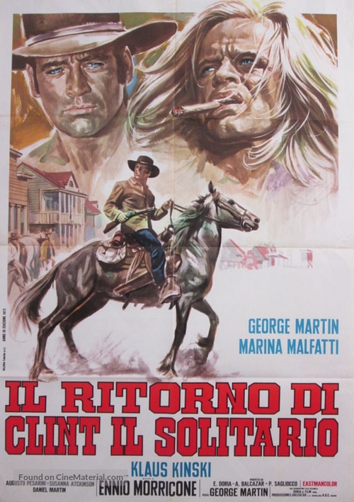 Il ritorno di Clint il solitario - Italian Movie Poster