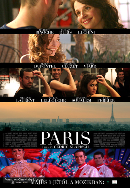 Paris - Hungarian Movie Poster
