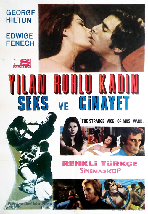La strano vizio della Signora Wardh - Turkish Movie Poster