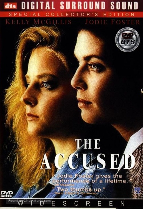 The Accused (1988) dvd movie cover
