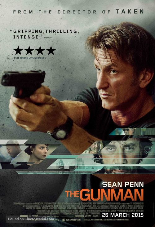 The Gunman - Malaysian Movie Poster