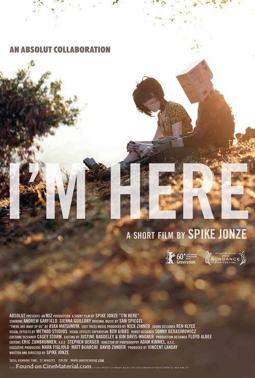 I&#039;m Here - Movie Poster