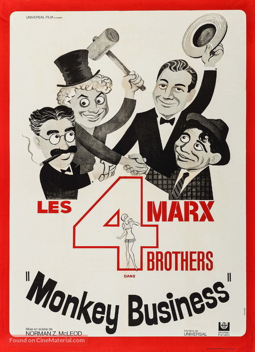 Monkey Business - French Movie Poster