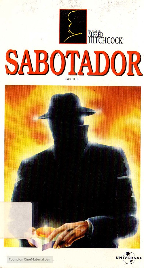 Saboteur - Brazilian VHS movie cover