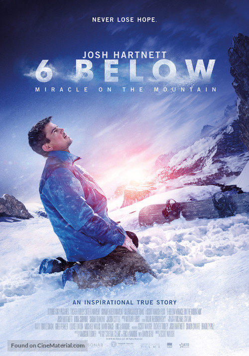 6 Below: Miracle on the Mountain - Dutch Movie Poster