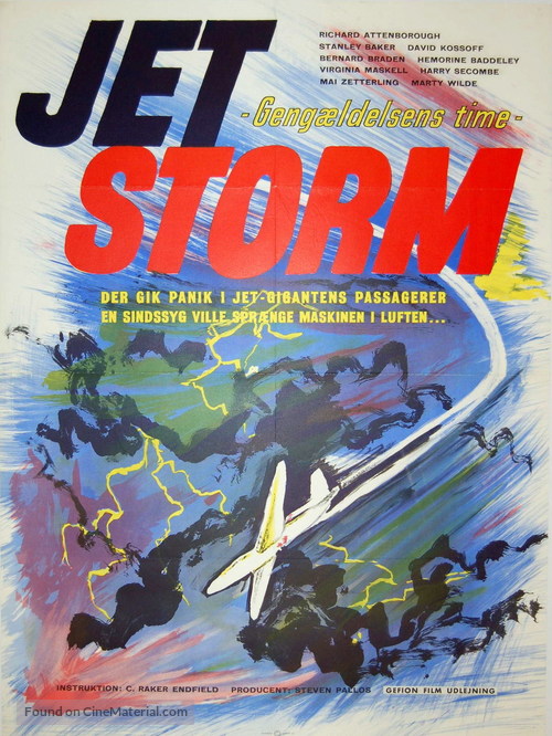 Jet Storm - Danish Movie Poster