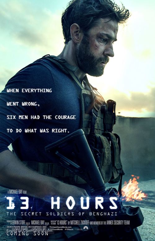 13 Hours: The Secret Soldiers of Benghazi - Movie Poster